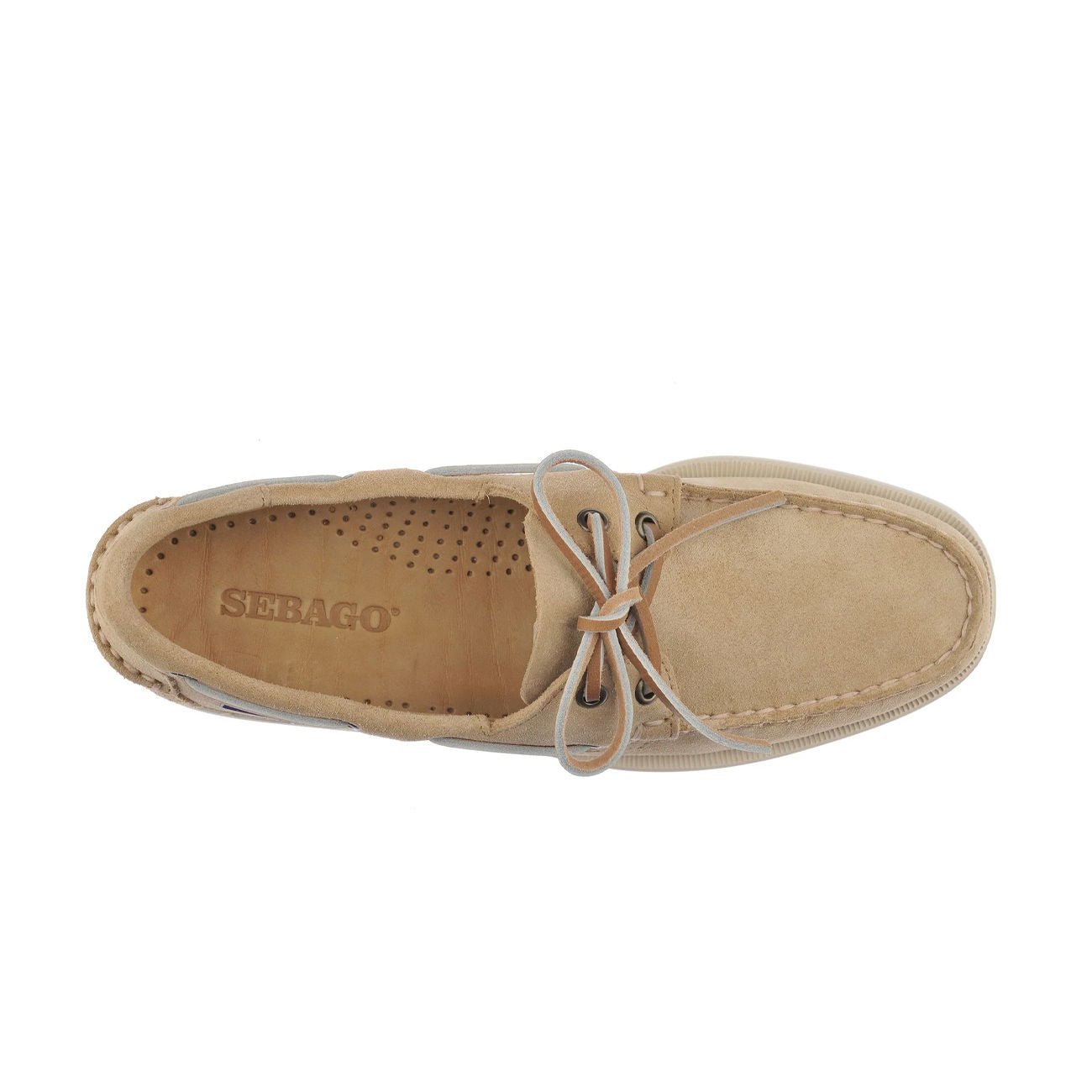 SEBAGO SCARPA STRINGATA BARCA DOCKSIDES SEBAGO 7111PTW 906/BEIGE CAMEL 