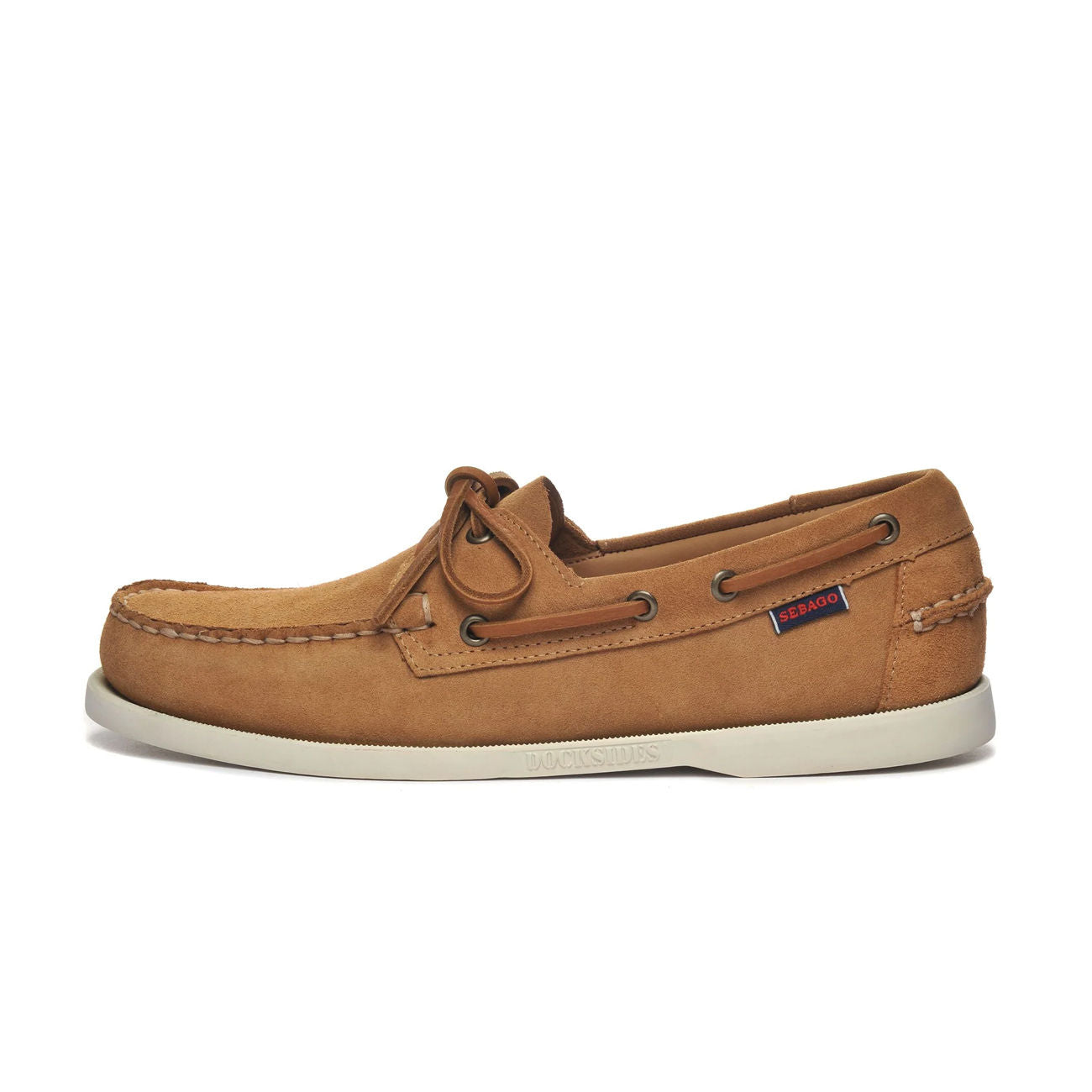 SEBAGO SCARPA STRINGATA BARCA DOCKSIDES SEBAGO 7111PTW 907/BROWN COGNAC 