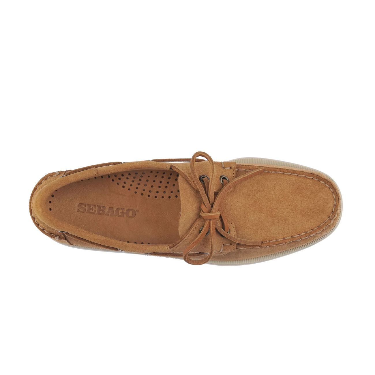 SEBAGO SCARPA STRINGATA BARCA DOCKSIDES SEBAGO 7111PTW 907/BROWN COGNAC 