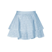 SILVIAN HEACH MINIGONNA D. ZERIT SH CVP23032MGHB BLUE CHAMBRAY 