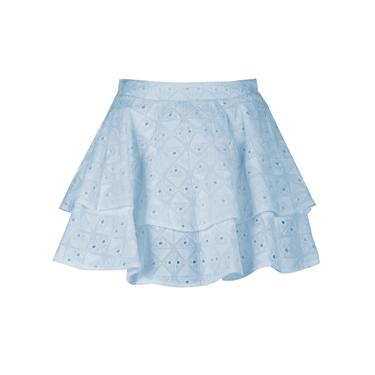 SILVIAN HEACH MINIGONNA D. ZERIT SH CVP23032MGHB BLUE CHAMBRAY 
