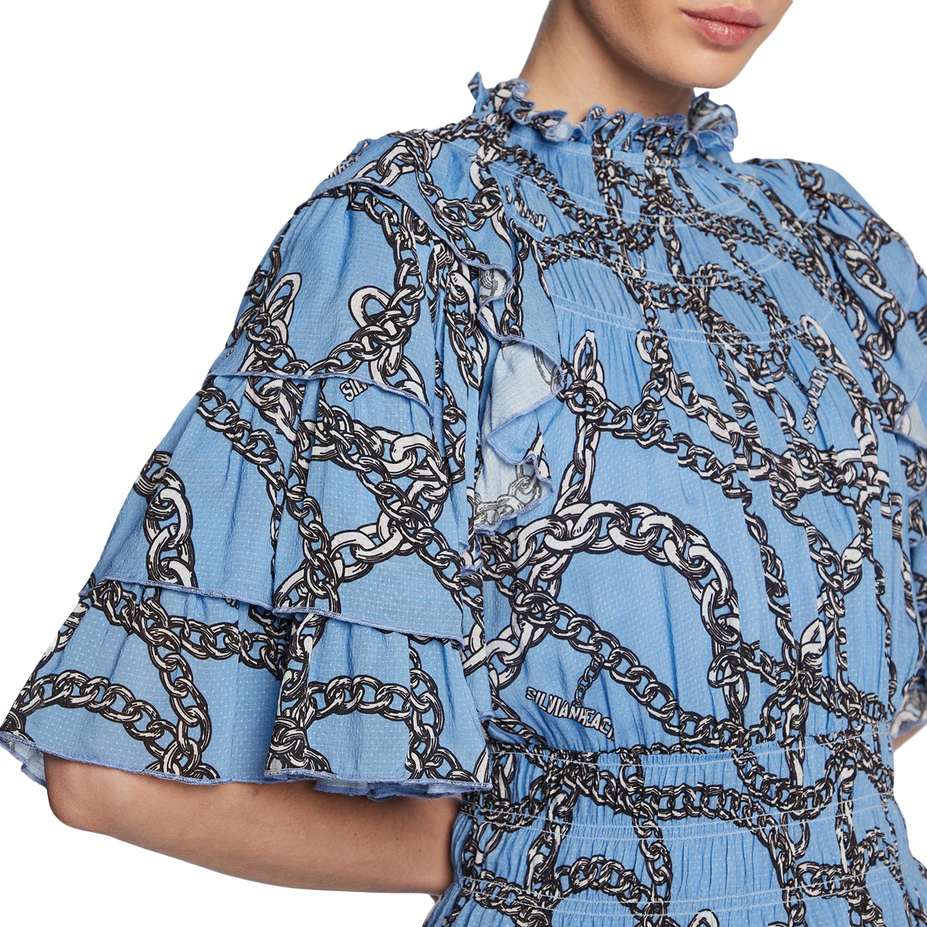 SILVIAN HEACH Abito Gabberi SH GPP23182VEHB CHAIN BLUE 