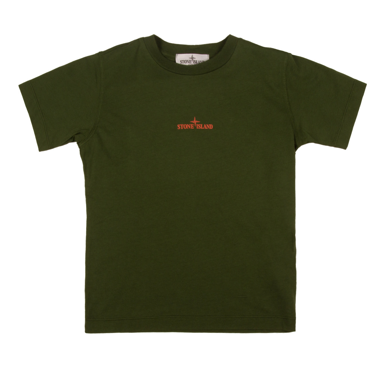 STONE ISLAND T-Shirt Drop Shot One Bambino Bottlegreen 781621053 V0053 BOTTLEGREEN 