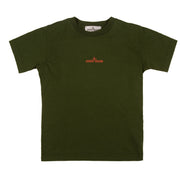 STONE ISLAND T-Shirt Drop Shot One Bambino Bottlegreen 781621053 V0053, BOTTLEGREEN 