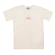 STONE ISLAND Tshirt Drop One Shot Bambino Bianco 781621055 V0001 WHITE 