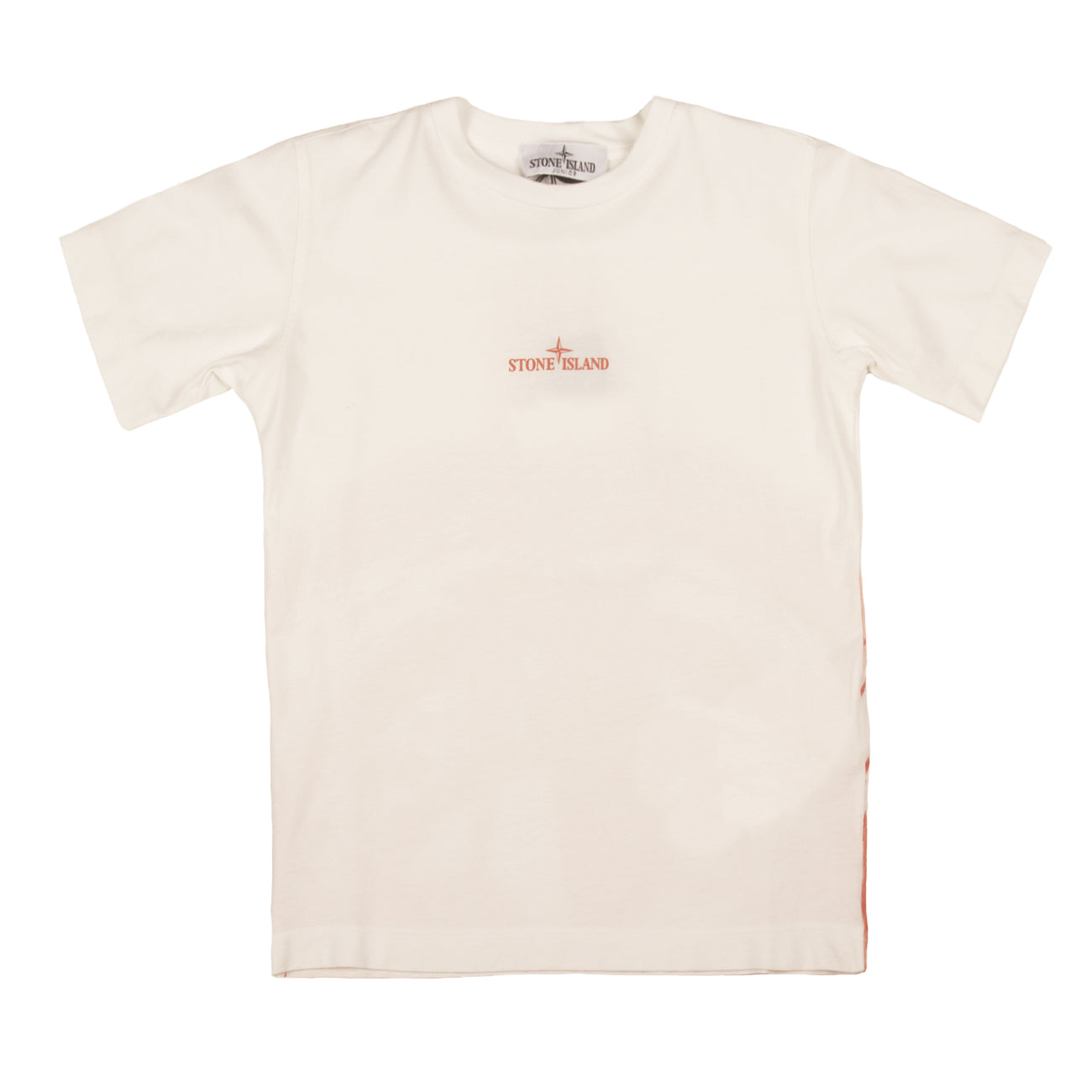 STONE ISLAND Tshirt Drop One Shot Bambino Bianco 781621055 V0001 WHITE 