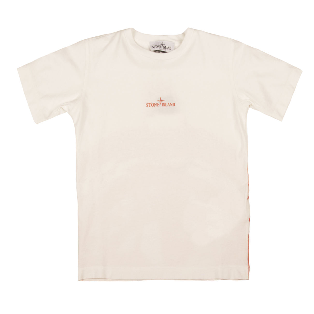 STONE ISLAND Tshirt Drop One Shot Bambino Bianco 781621055 V0001, WHITE 