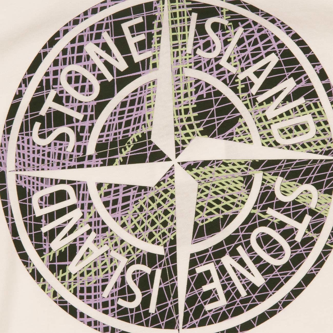 STONE ISLAND T-Shirt Camo One Print Bambino Bianco 781621072 V0001. WHITE 