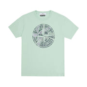 STONE ISLAND T-Shirt Camo One Print Bambino Lightgreen 781621072 V0052 LIGHTGREEN 