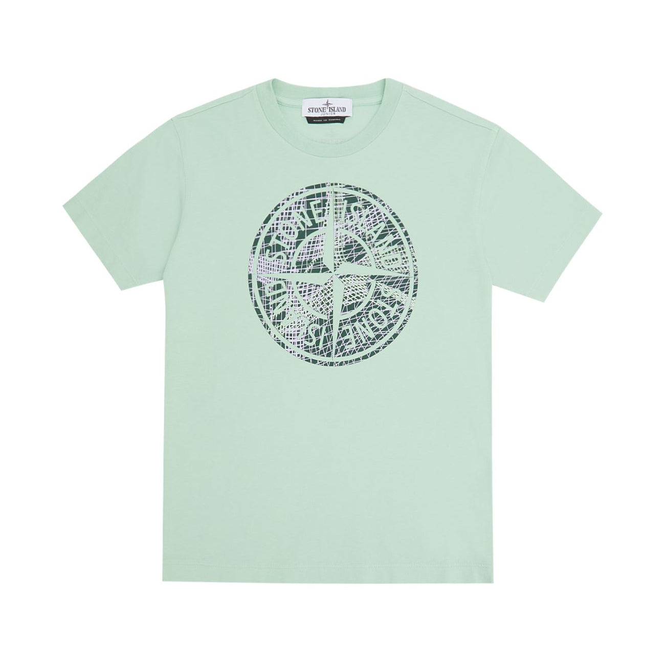 STONE ISLAND T-Shirt Camo One Print Bambino Lightgreen 781621072 V0052 LIGHTGREEN 