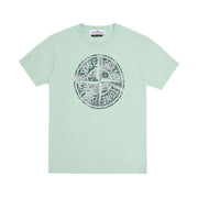 STONE ISLAND T-Shirt Camo One Print Bambino Lightgreen 781621072 V0052, LIGHTGREEN 