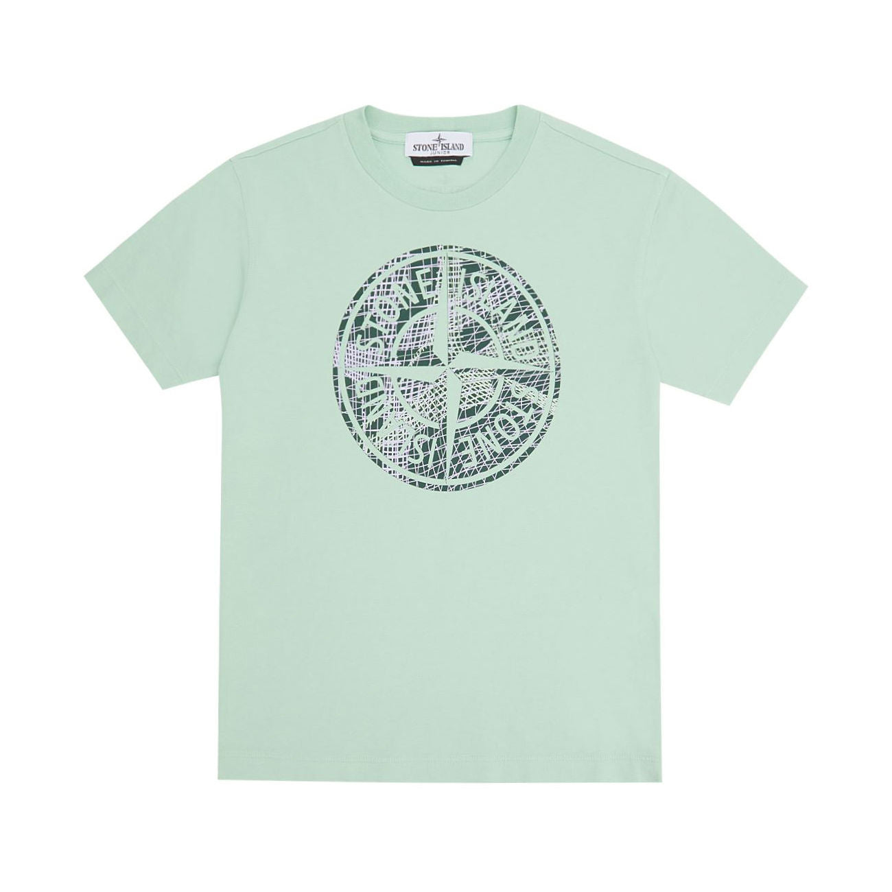 STONE ISLAND T-Shirt Camo One Print Bambino Lightgreen 781621072 V0052, LIGHTGREEN 
