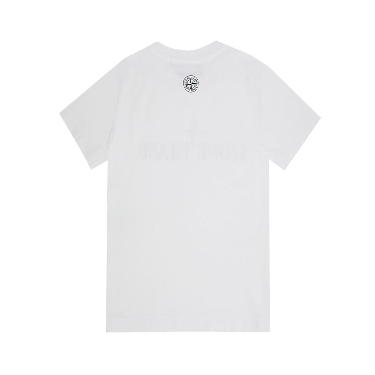 STONE ISLAND T-Shirt Logo Kids Bianco 781621073 V0001 WHITE 