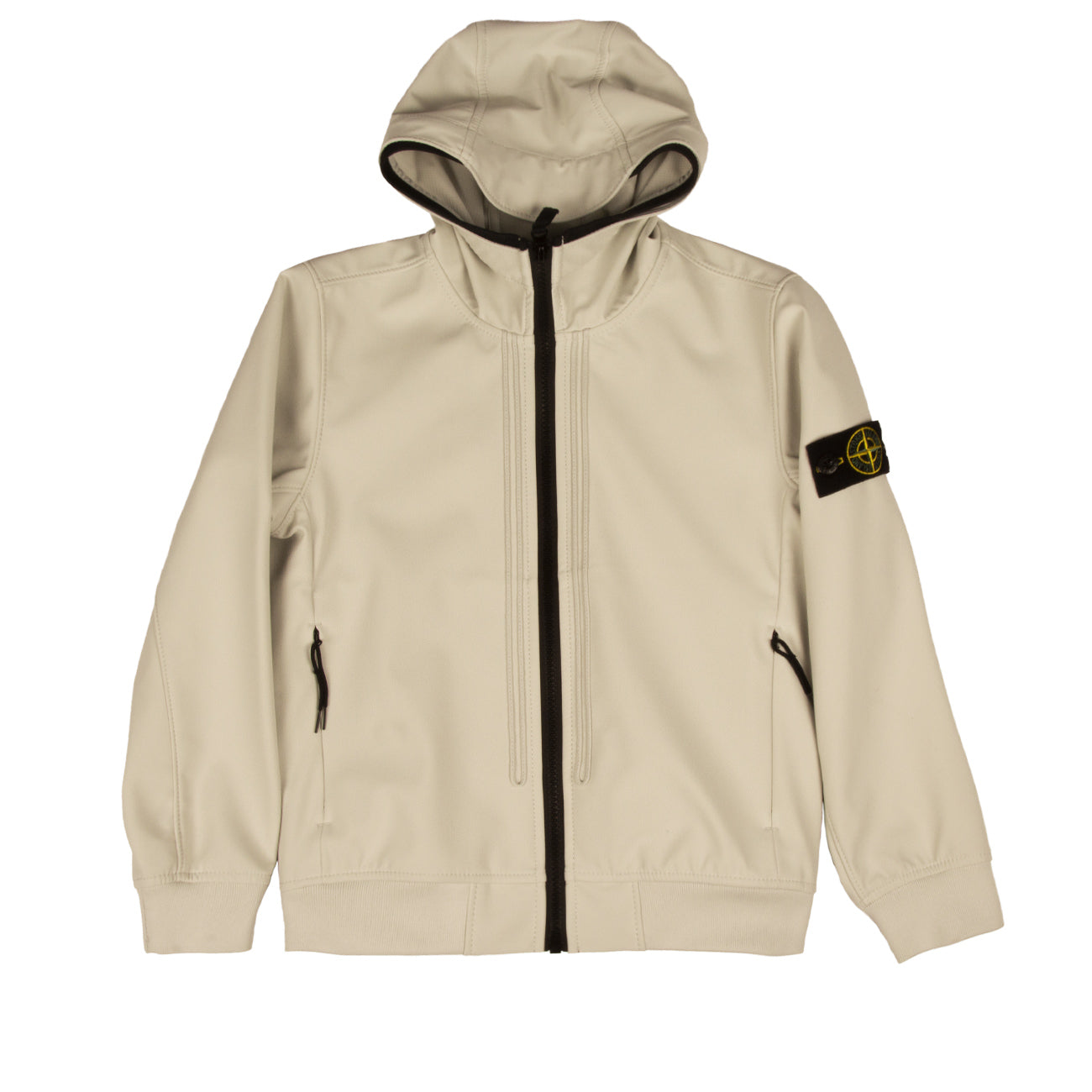 STONE ISLAND Giubbotto Soft Shell Bambino Pearlgrey 781640134 V0061 PEARLGREY 
