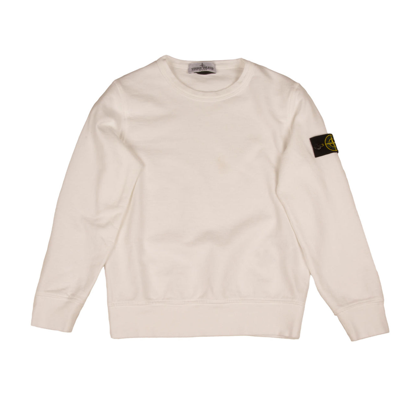 STONE ISLAND Felpa Logata Kids White 781661340 V0001 WHITE 