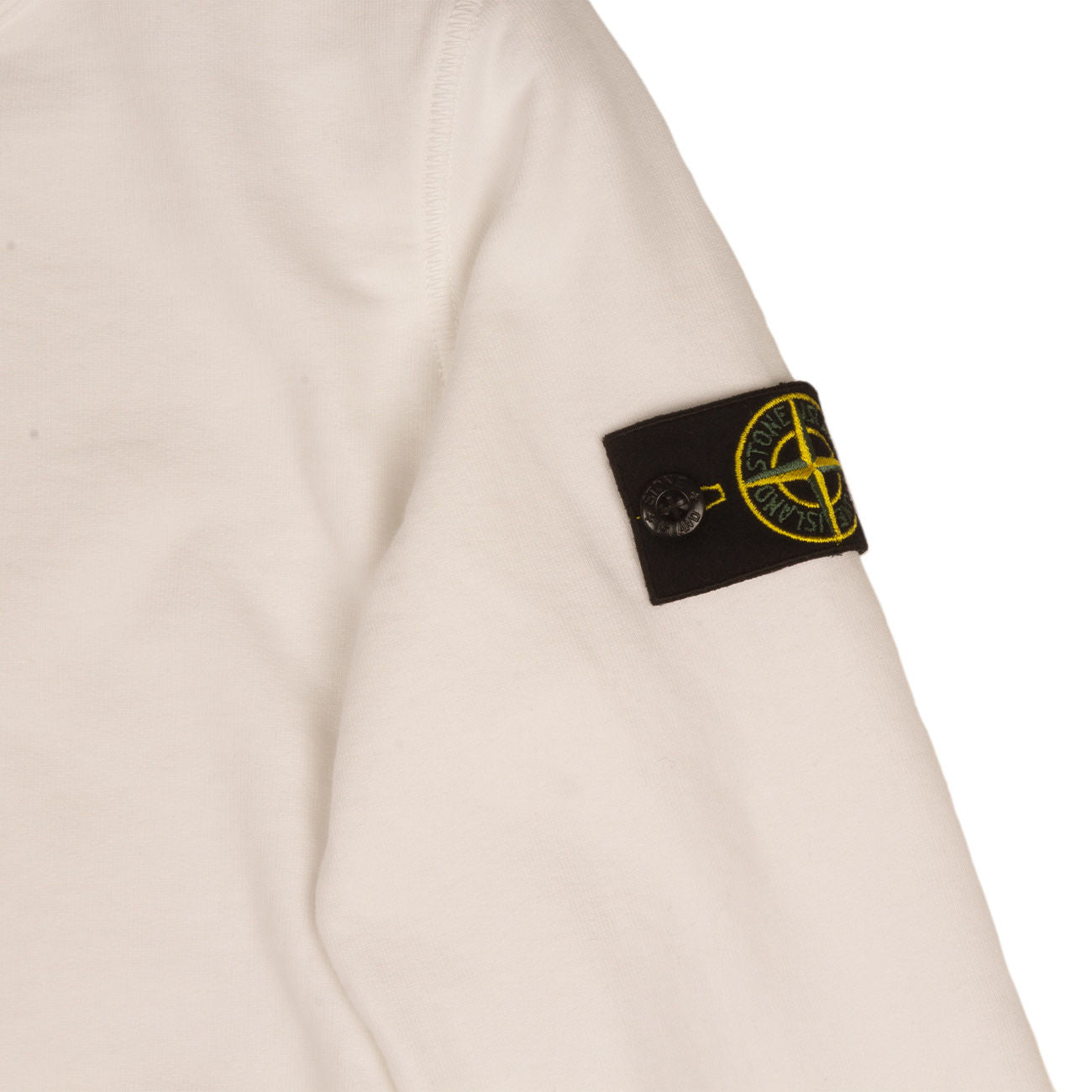 STONE ISLAND Felpa Logata Kids White 781661340 V0001 WHITE 