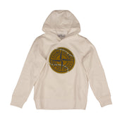STONE ISLAND Felpa Logo Bambino White 781662875 V0001, WHITE 
