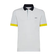 SUN68 Polo Color Way Uomo Bianco A33114 01/BIANCO 