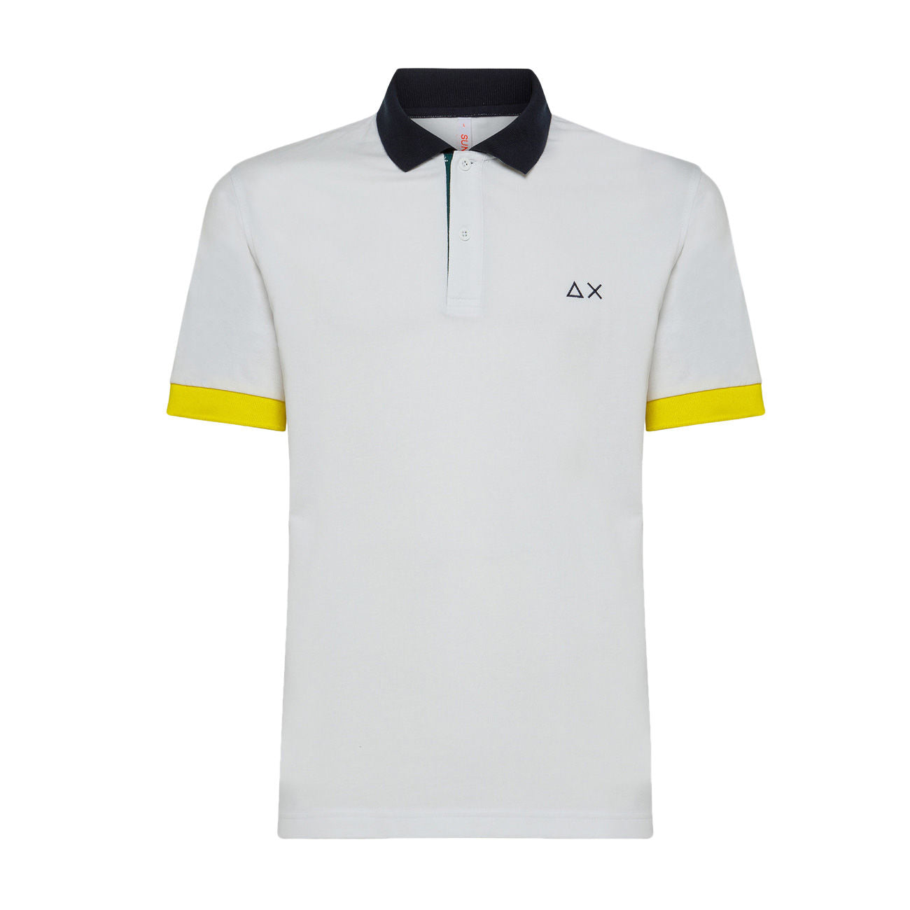 SUN68 Polo Color Way Uomo Bianco A33114 01/BIANCO 