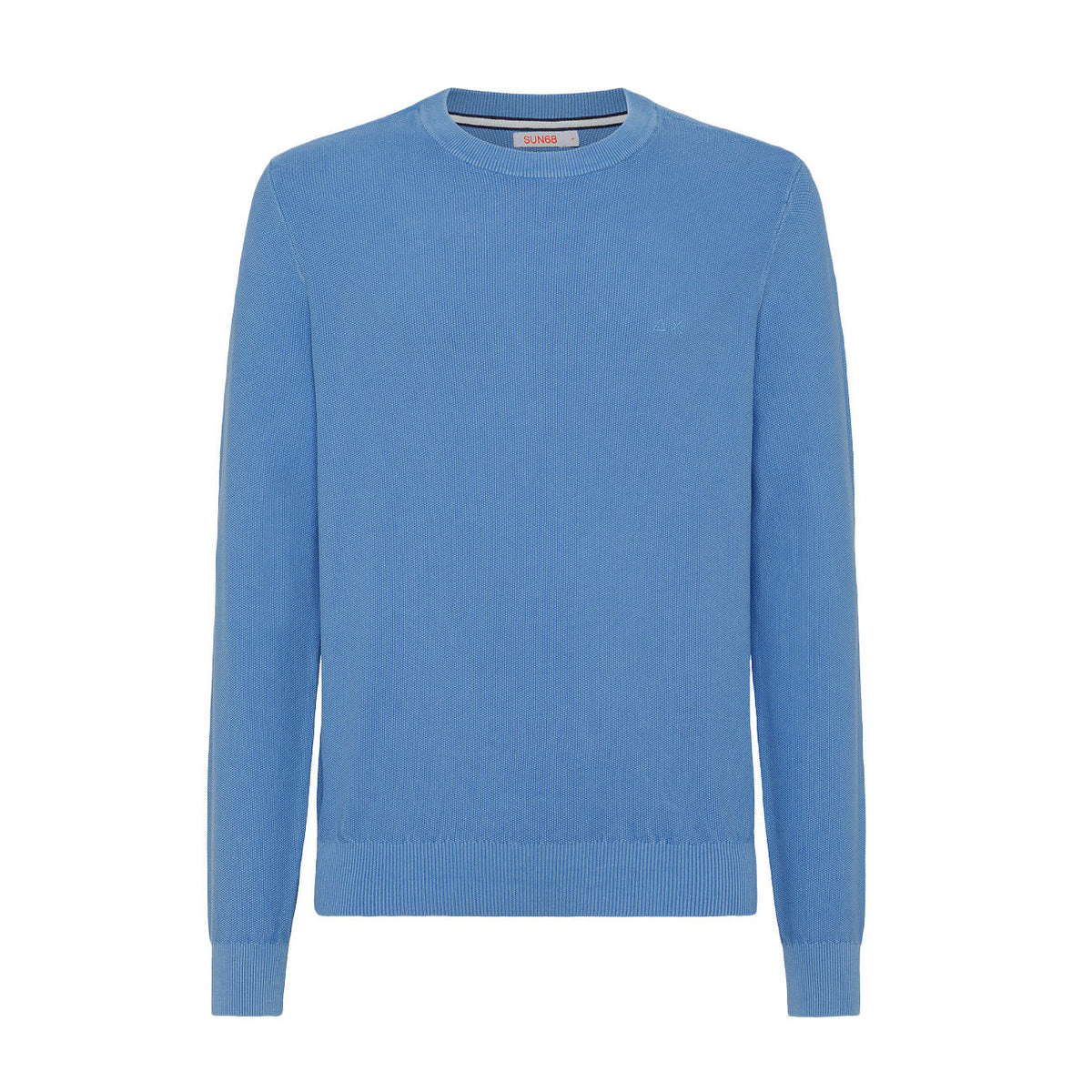 SUN68 Maglia Round Vintage Uomo Sky Blue K33116 81/SKY BLUE 