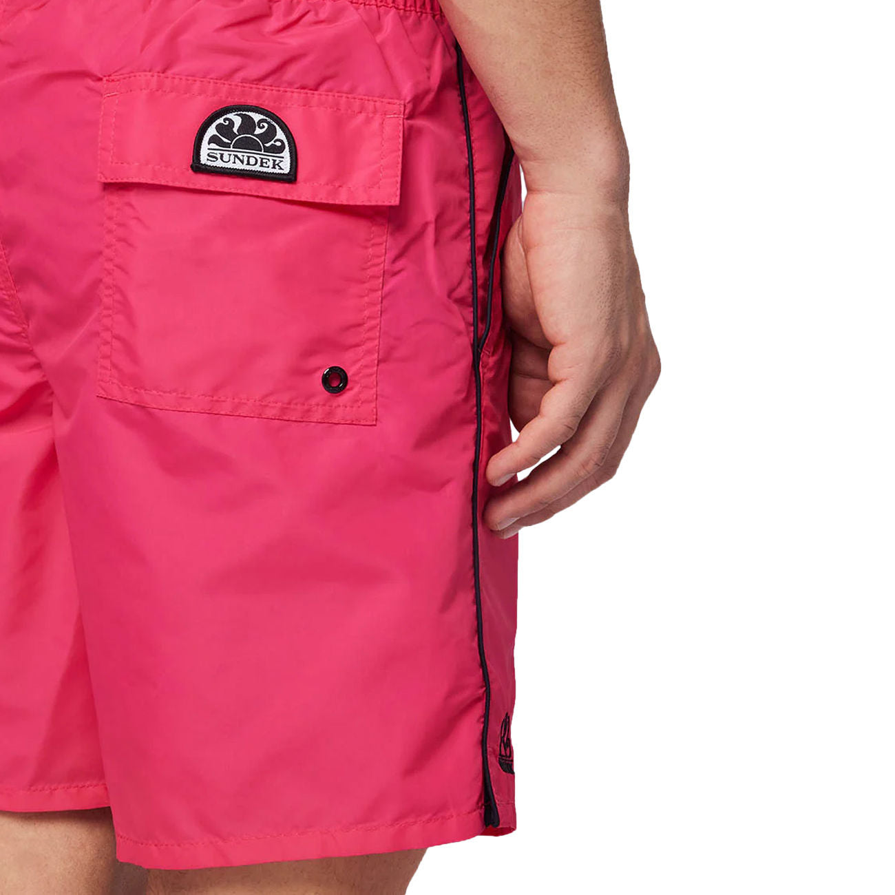 SUNDEK Bermuda Pervis Boardshort Uomo Flamingo M420BDTA100 69201 FLAMINGO 01 