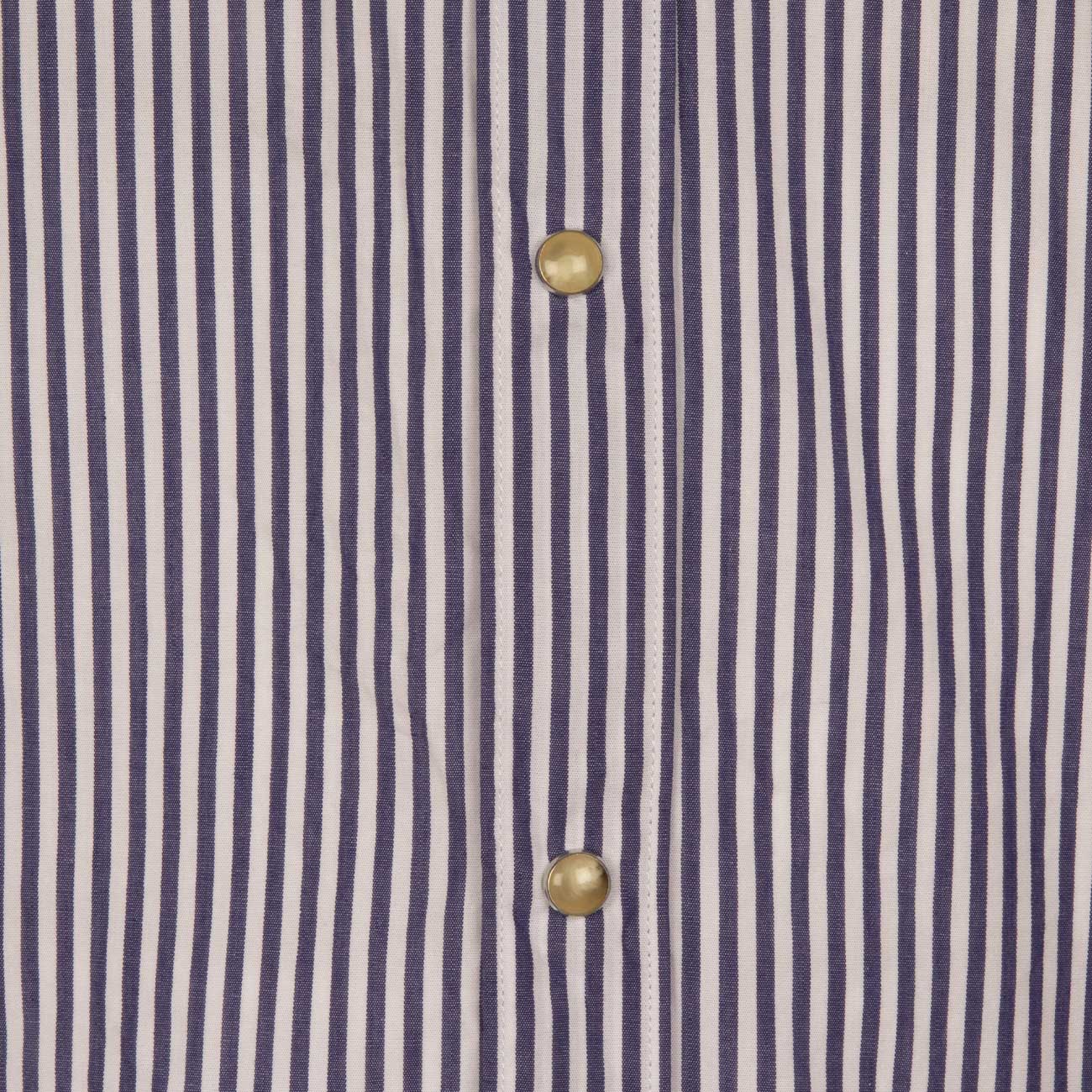 TINTORIA MATTEI 954 Camicia Rigata Uomo Bianco Blu AD0N61 RE4/B.CO/BLU 