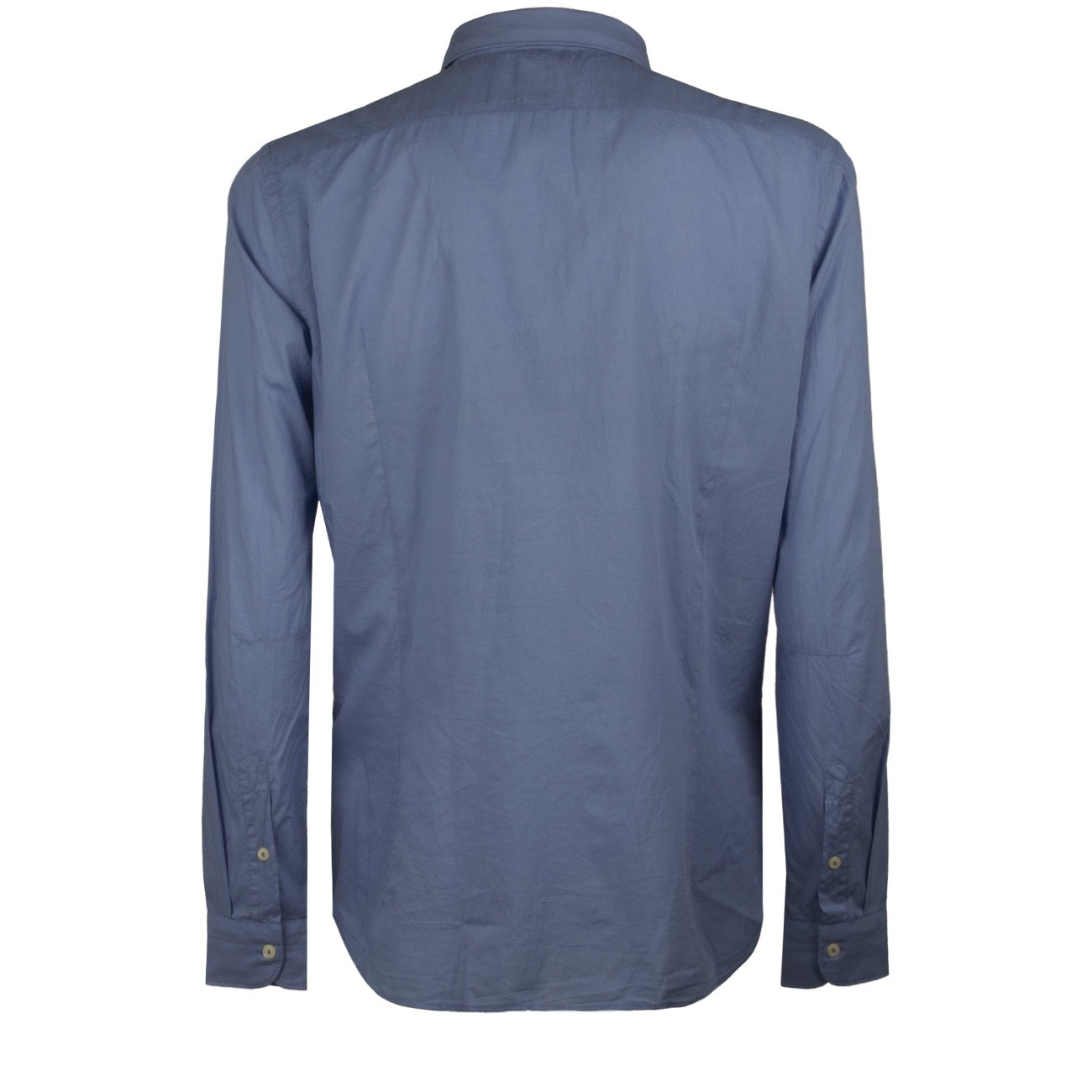 TINTORIA MATTEI 954 Camicia Collo Francese Uomo Indaco MKLTNW UE2/INDACO 
