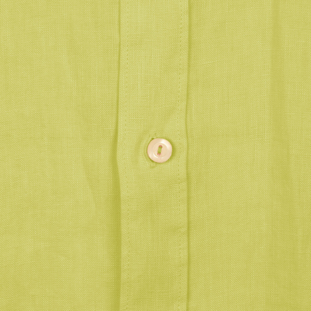 TINTORIA MATTEI 954 Camicia In Lino Collo Francese Uomo Giallo Lime Q66TNW UT9/GIALLO LIME 