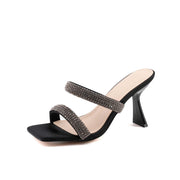 TWENTYFOURHAITCH Sandali Sadira Donna Nero SH108 NERO 