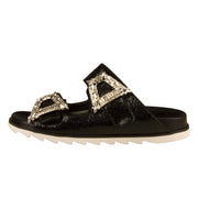 TWENTYFOURHAITCH Sandali Sawda Donna Nero SH127 NERO 