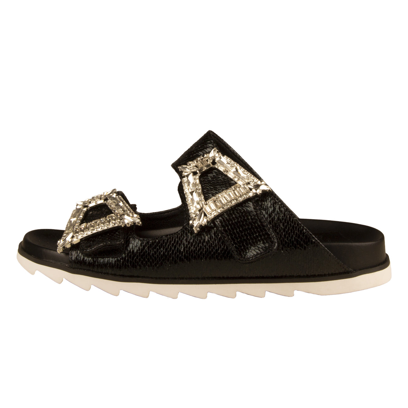 TWENTYFOURHAITCH Sandali Sawda Donna Nero SH127 NERO 