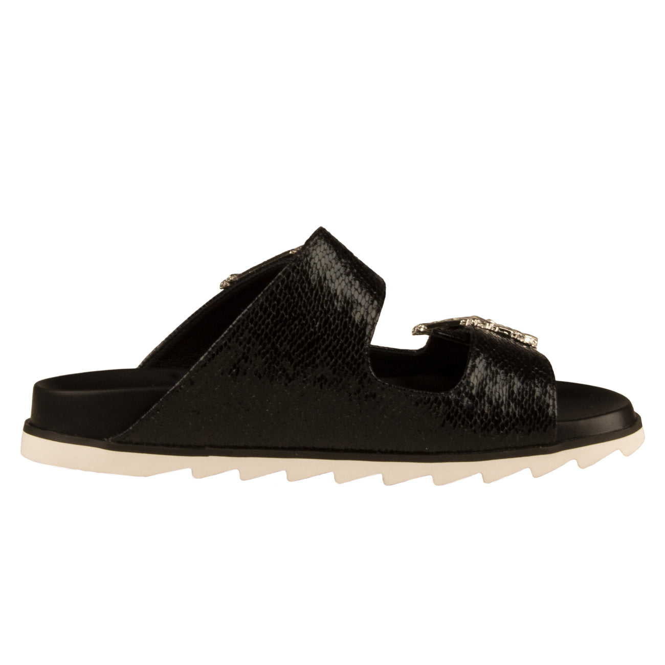TWENTYFOURHAITCH Sandali Sawda Donna Nero SH127 NERO 