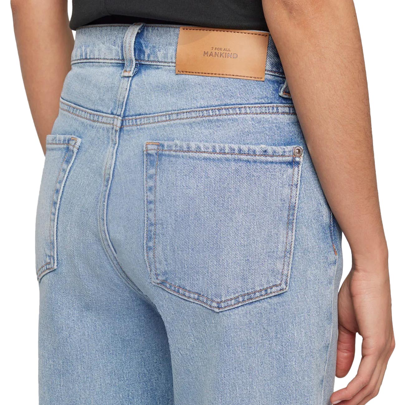 7 FOR ALL MANKIND Jeans Logan Stovepipe Donna Light Blue JSSLC100OD LIGHT BLUE 