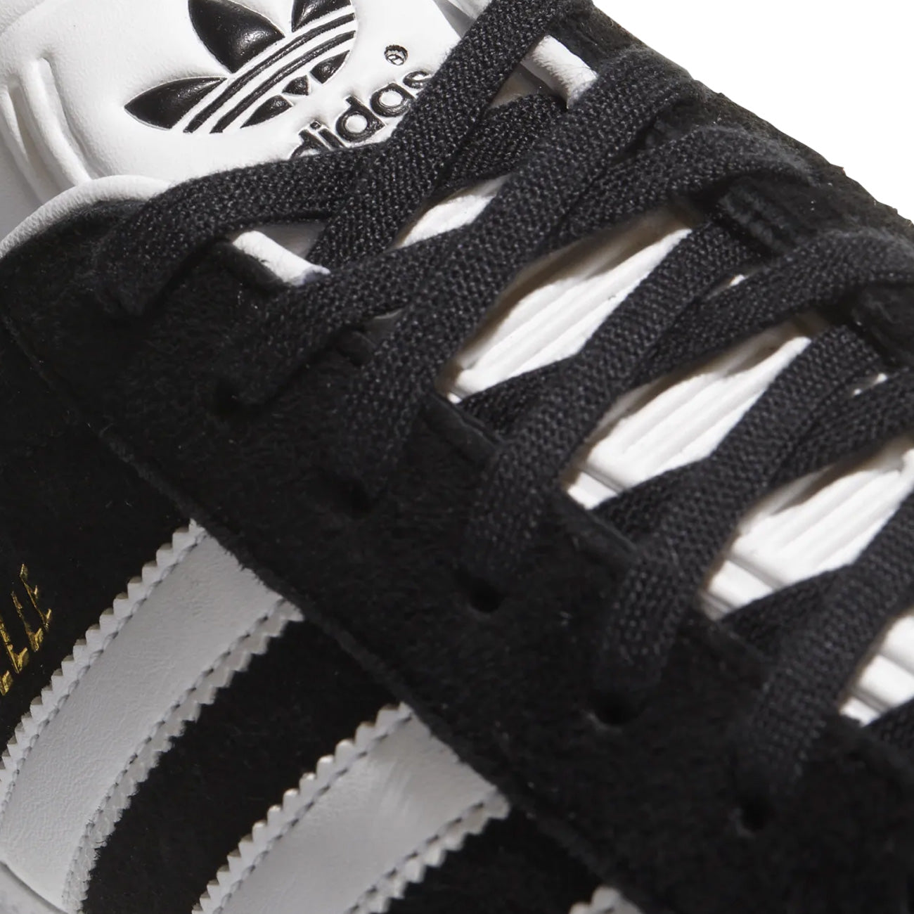 ADIDAS Sneakers Gazelle Unisex Black White Gold BB5476 CBLACK/WHITE/GOLDMT 
