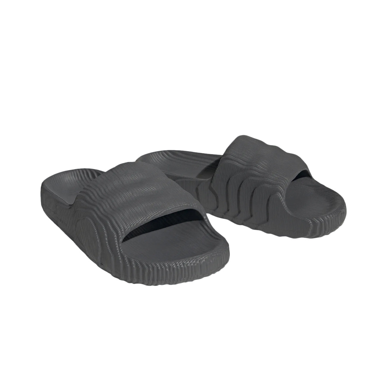 ADIDAS Adilette 22 Unisex Grey Five Core Black HP6522 GREFIV/GREFIV/CBLACK 