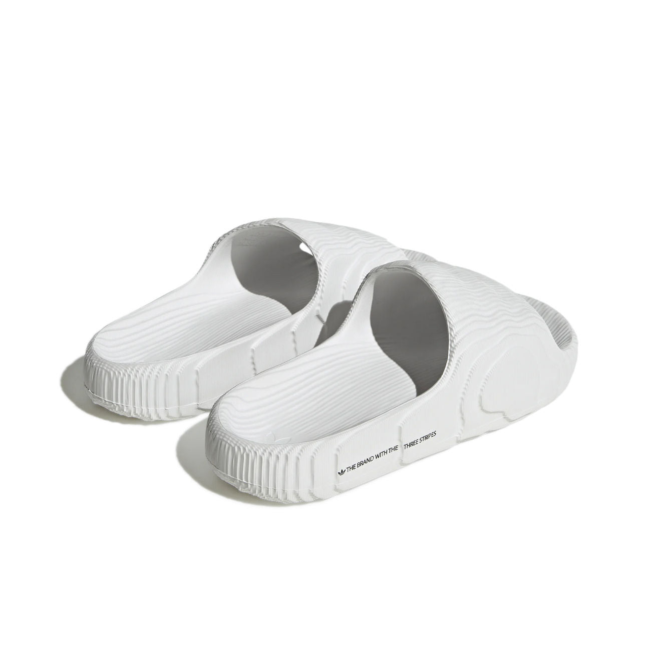 ADIDAS Adilette 22 Unisex Bianco Nero HQ4672 CRYWHT/CRYWHT/CBLACK 