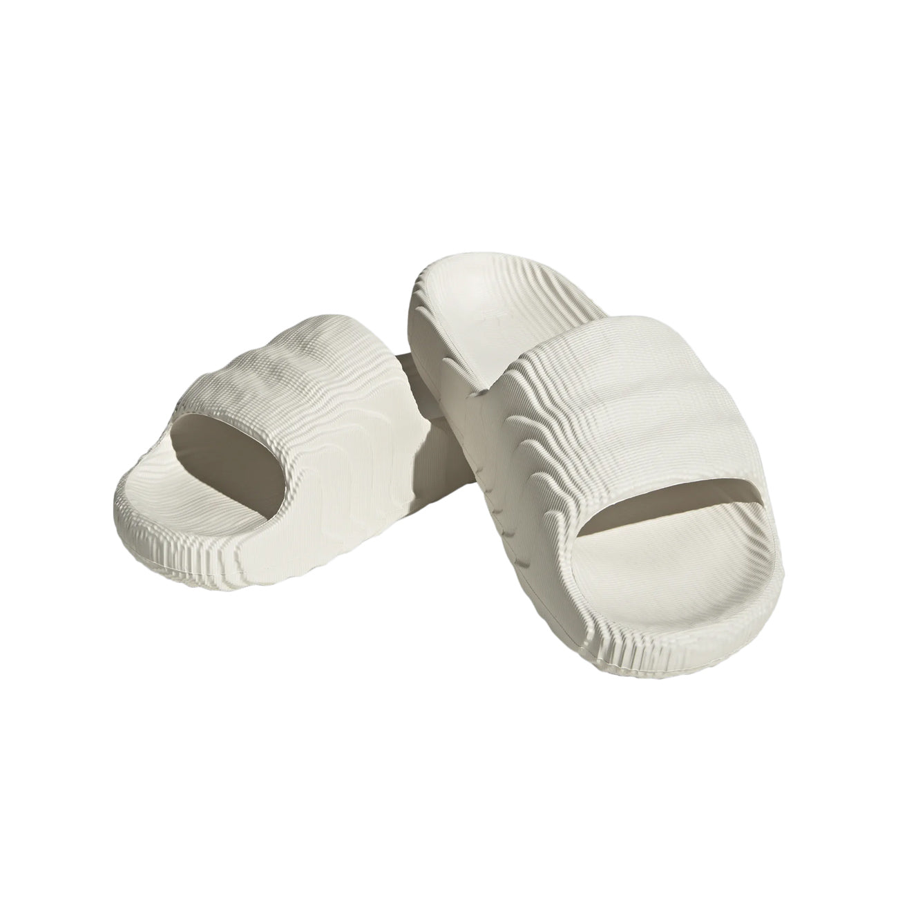 ADIDAS Adilette 22 Unisex White Black IG8263 OWHITE/OWHITE/CBLACK 