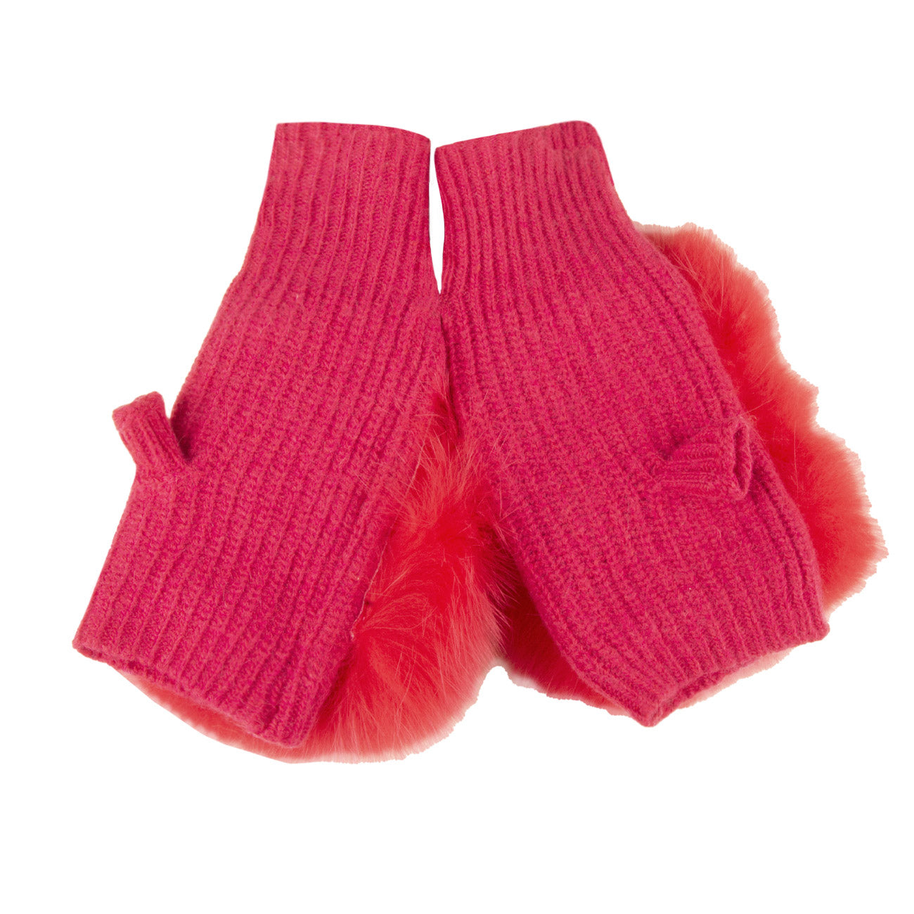 ALPO Guanti Manicotto Pelo Fox Donna Fuxia 838MC FUXIA 