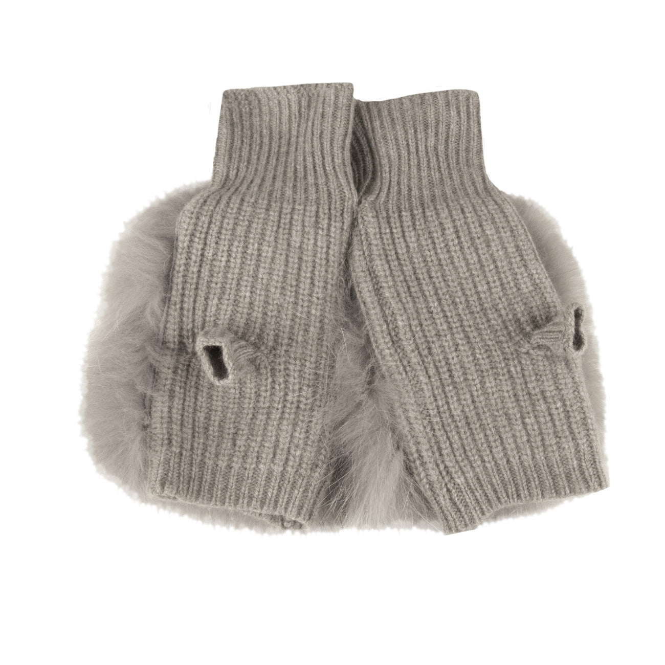 ALPO Guanti Manicotto Pelo Fox Donna Grigio 838MC GRIGIO 