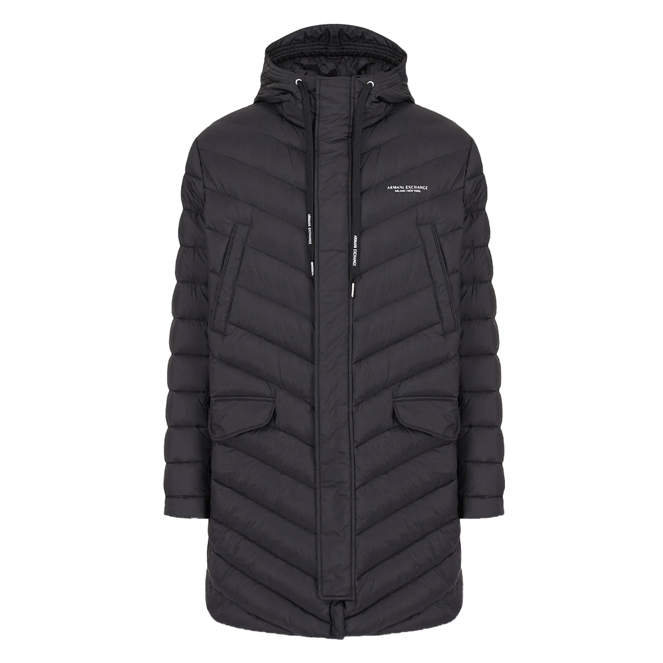 ARMANI EXCHANGE Piumino Lungo Uomo Nero 8NZL20ZNW3Z 1200 NERO 
