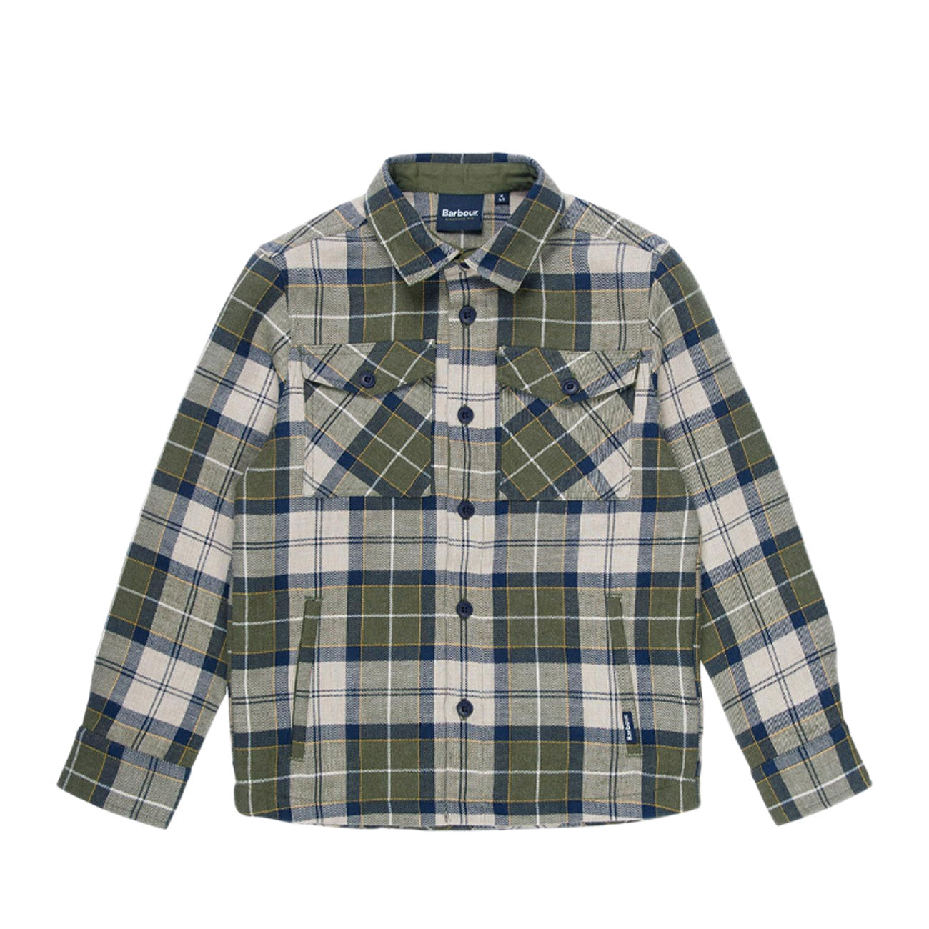 BARBOUR Camicia Over Bimbo Forest Mist Tartan COS0001 TN16 FOREST MIST TARTAN 