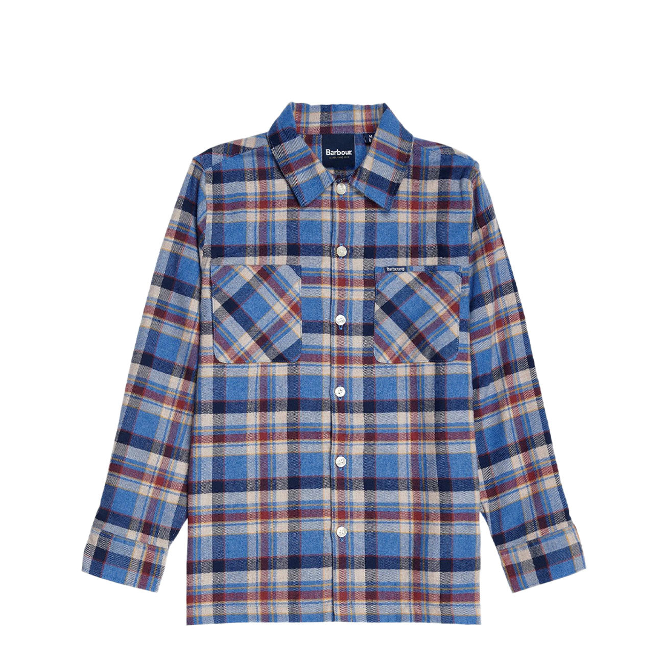 BARBOUR Camicia Holystone Bimbo Blue CSH0092 BL49-BLUE MARL 