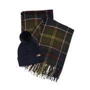 BARBOUR Gift Set Dover Beanie & Scarf Unisex Classic LGS0054 TN11 CLASSIC 