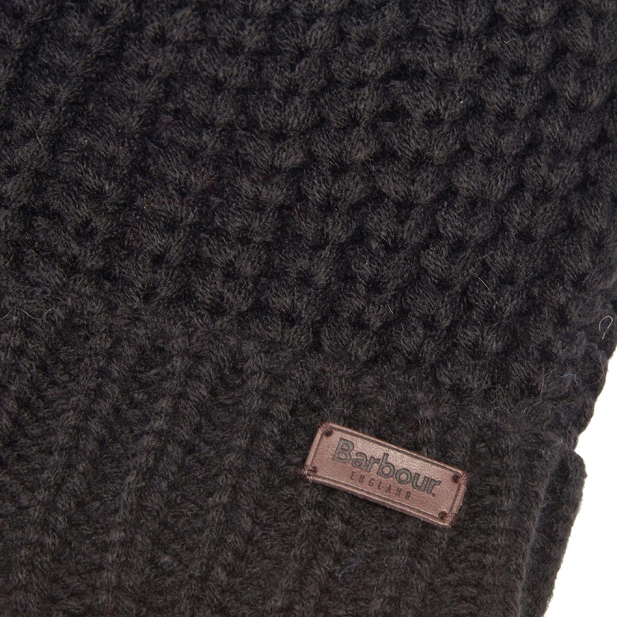BARBOUR Berretto Saltburn Maglia Larga A Coste Donna Black LHA0336 BK11 BLACK 
