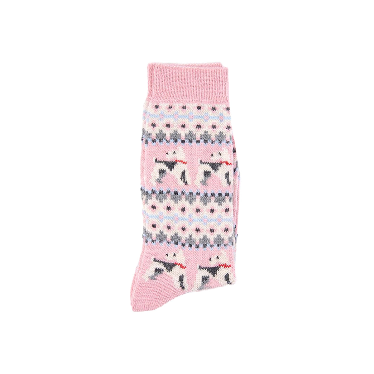 BARBOUR Calze Terrier Fair Isle Donna Rosa LSO0107 PI11 PINK 