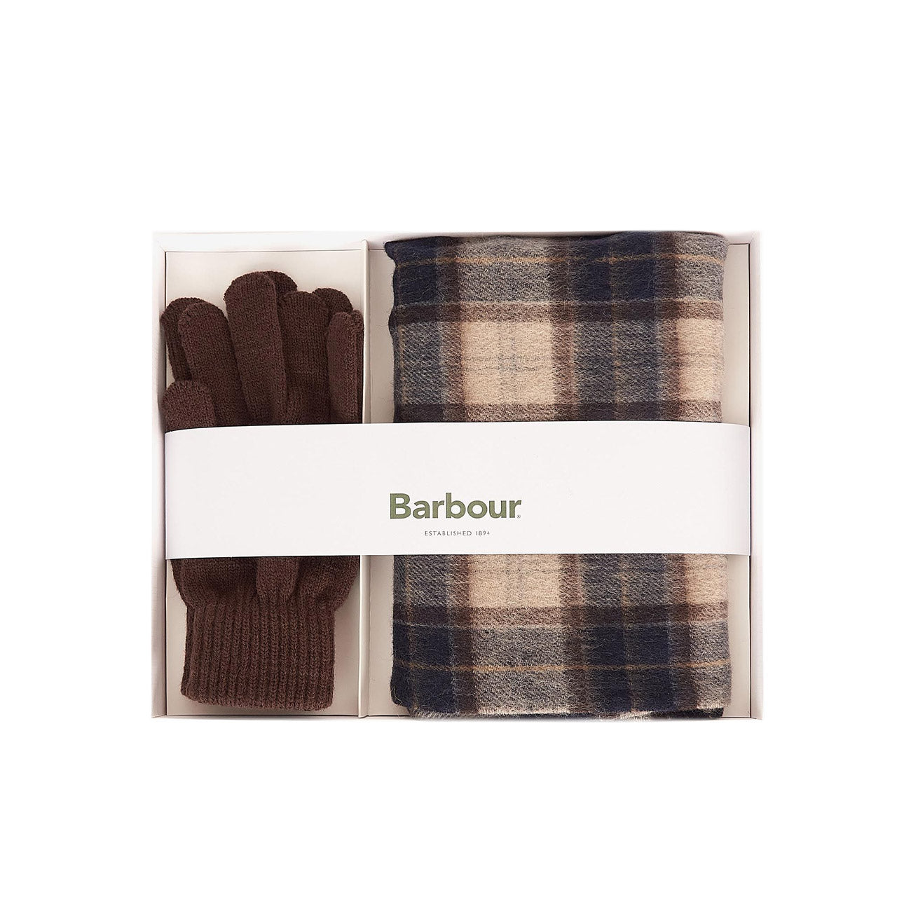 BARBOUR Gift Set Tartan Sciarpa E Guanti Uomo Autumn Dress MGS0018 TN63 AUTUMN DRESS 