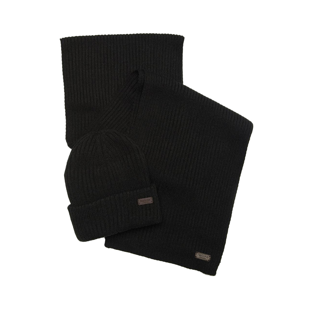 BARBOUR Gift Set Crimdon Berretto E Sciarpa Uomo Black MGS0019 BK11 BLACK 