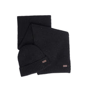 BARBOUR Gift Set Carlton Fleck Berretto E Sciarpa Barbour MGS0047 BK31 BLACK 