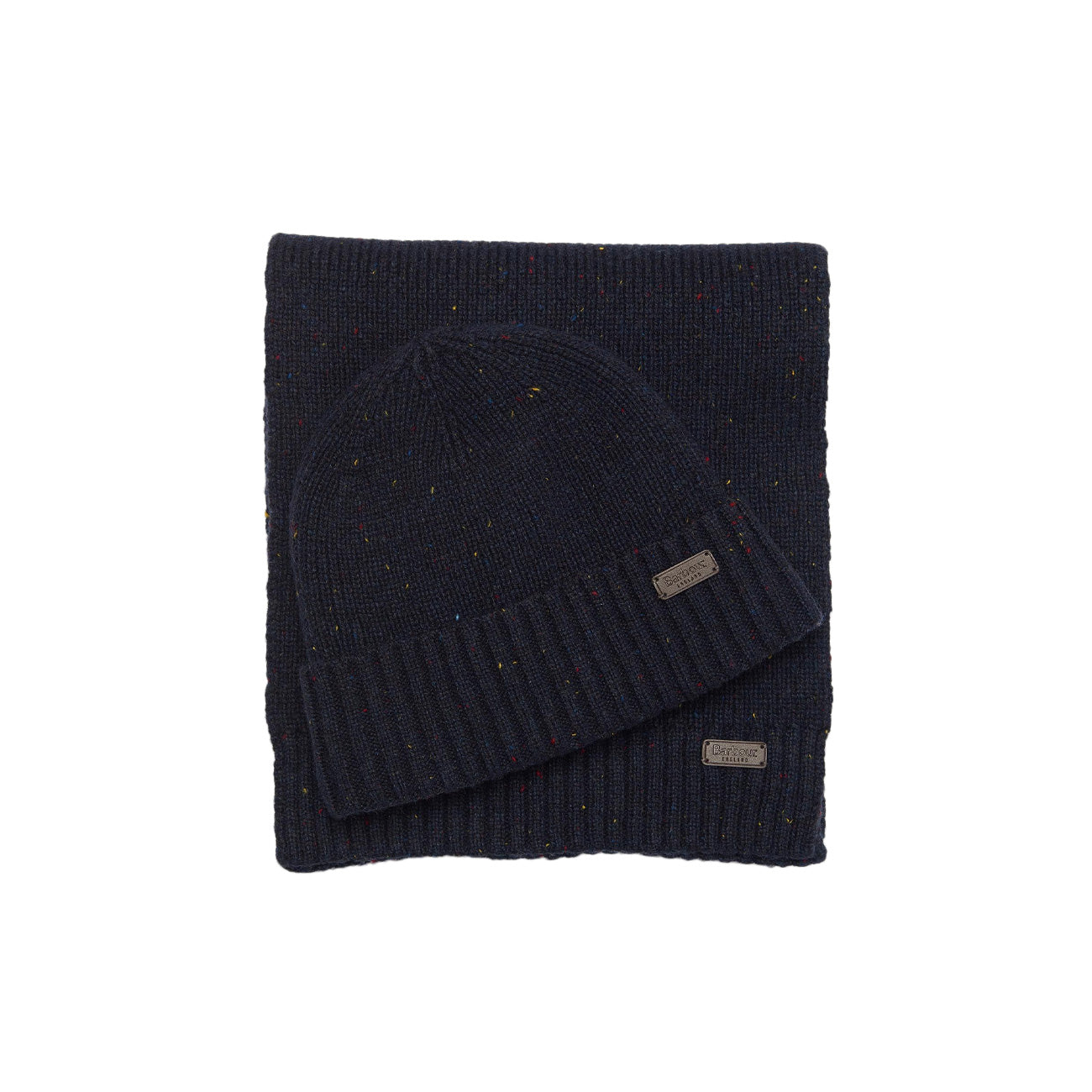BARBOUR Gift Set Carlton Fleck Berretto E Sciarpa Uomo Navy MGS0047 NY31 NAVY 