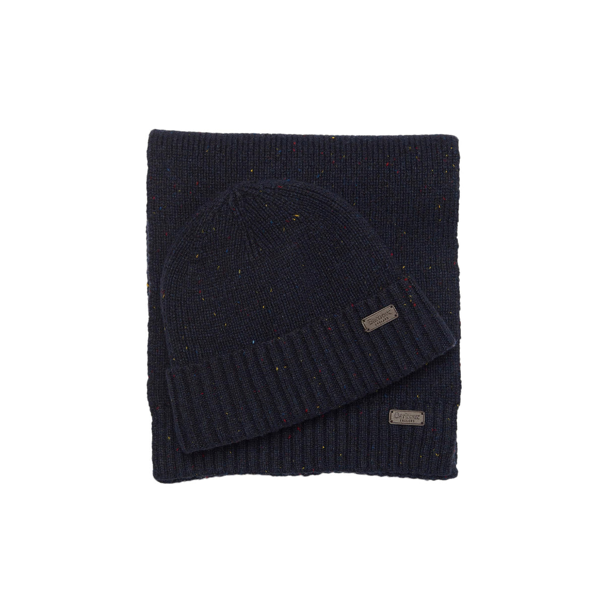 BARBOUR Gift Set Carlton Fleck Berretto E Sciarpa Uomo Navy MGS0047 NY31 NAVY 